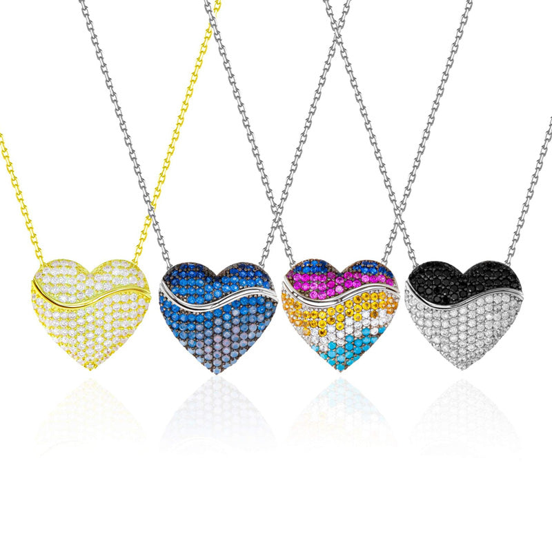 Womens Heart Necklace