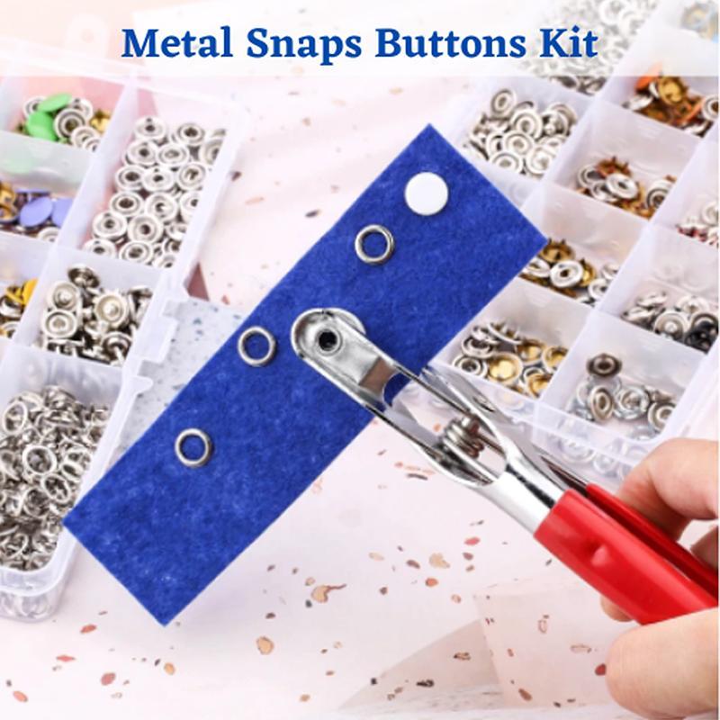 🧵Metal Snaps Buttons Kit