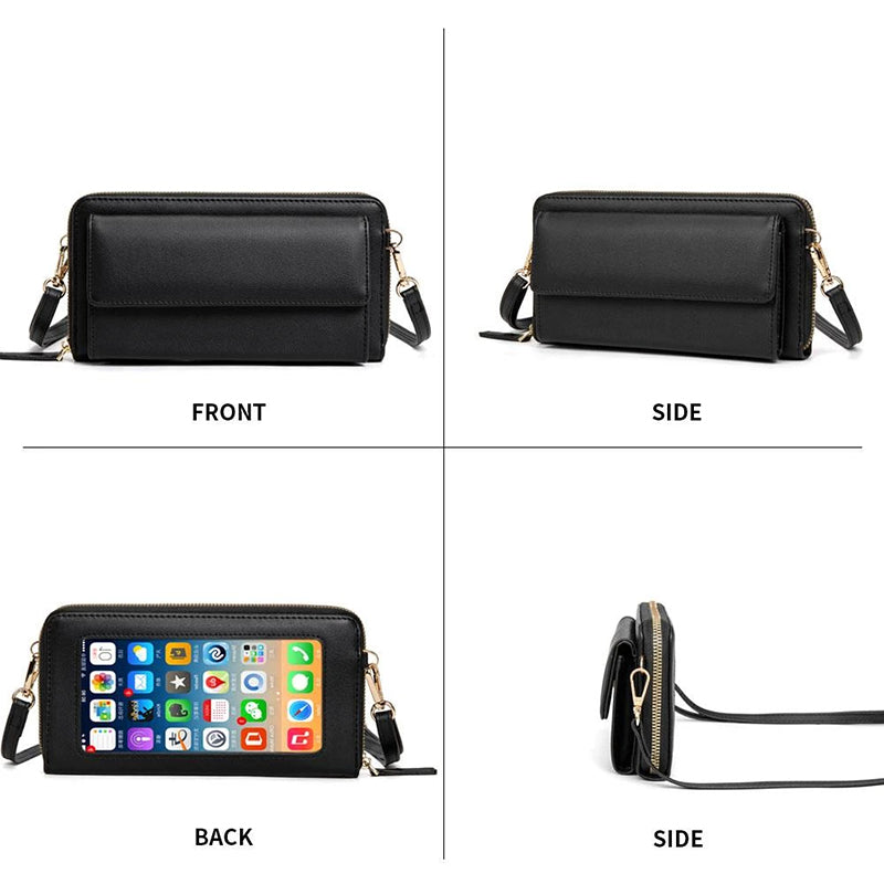 Touch Screen RFID Blocking Cellphone Purse