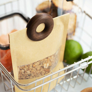 Wooden Donut Sealing Clip