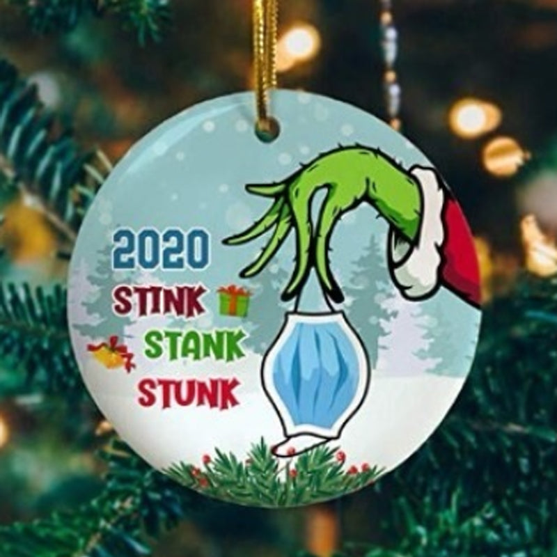 2020 Stink Stank Stunk Christmas Ornament