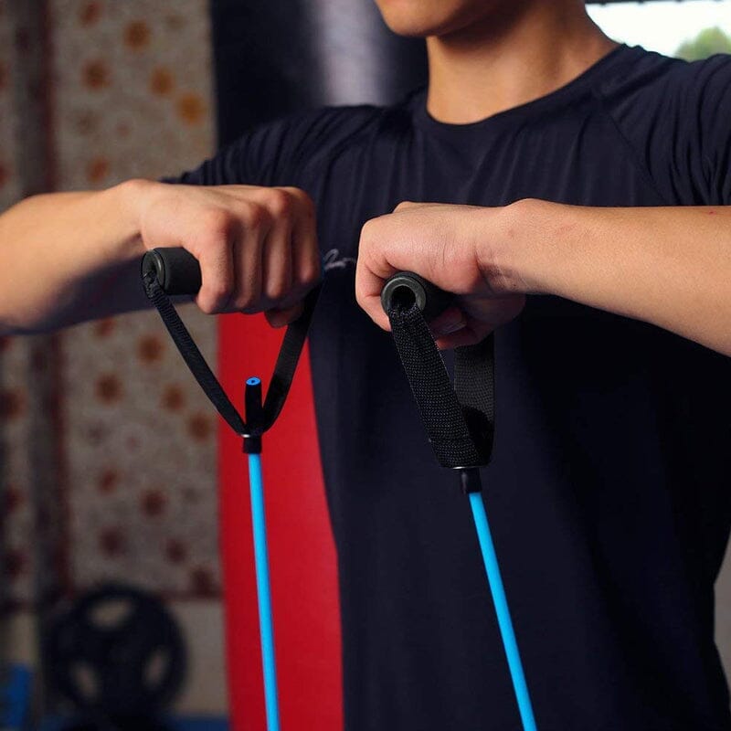 Double Toning Resistance Tube Heavy Quality Exercise Band for Stretching