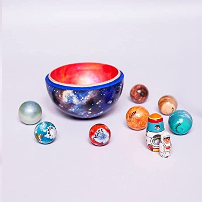 Wooden Solar System - Cosmos Learning Game Toy