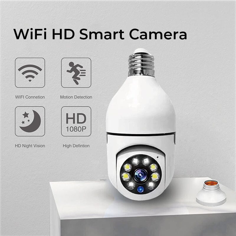 Wireless Wifi Light Bulb Camera Security Camera