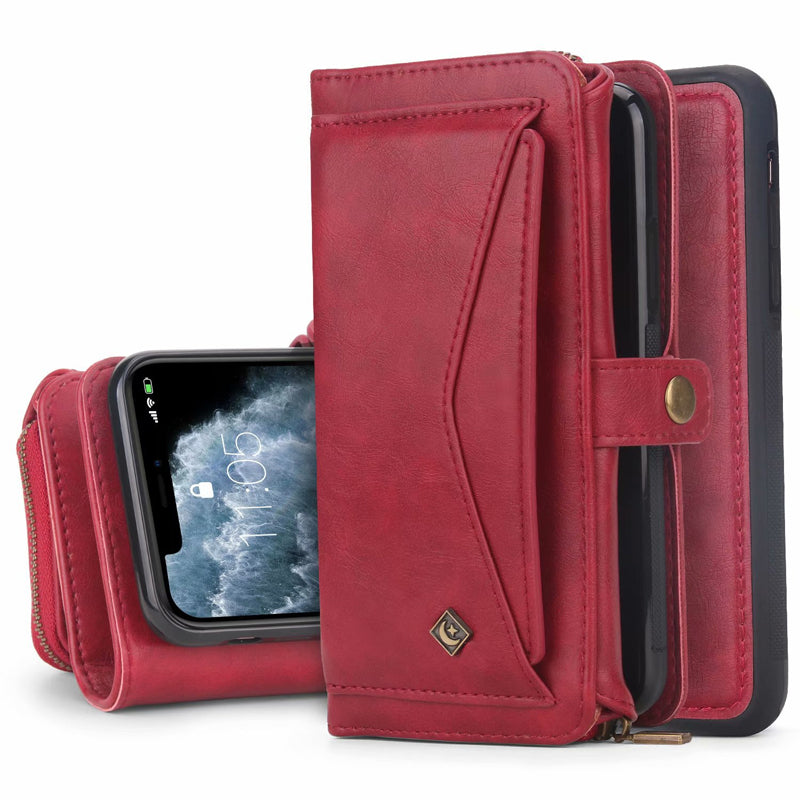 3-In-1 Retro Tri-Fold Wristlet Phone Bag