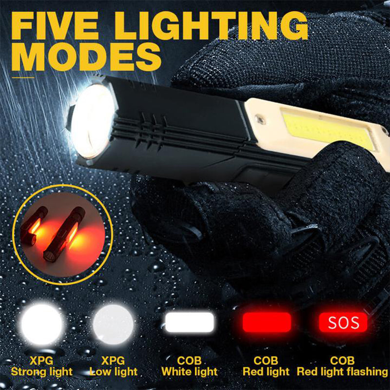 Multifunctional Magnet Anti-fall Flashlight