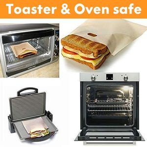 🍞Reusable Non Stick Toaster Bags 5 Pcak