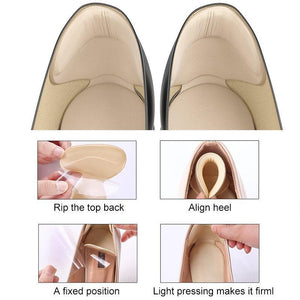 Super Soft T-shaped Silicone Anti-bladder Heel Pad