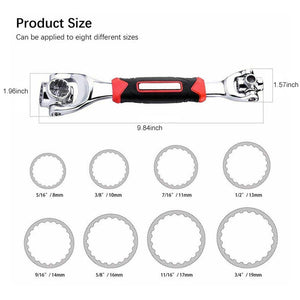 52 in 1 Universal Socket Spanner Wrench