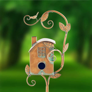 Birdhouse Garden Stakes