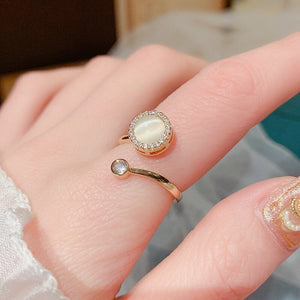 Natural Moonstone Necklace• Ring• Bracelet•Earrings