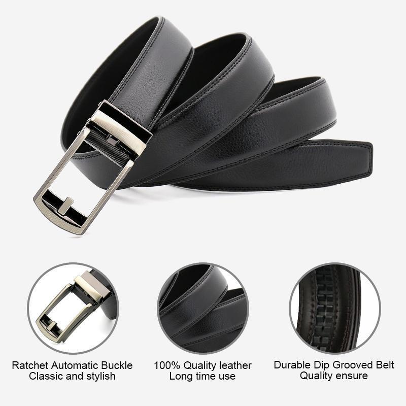 Men's Belt With Automatic Buckle