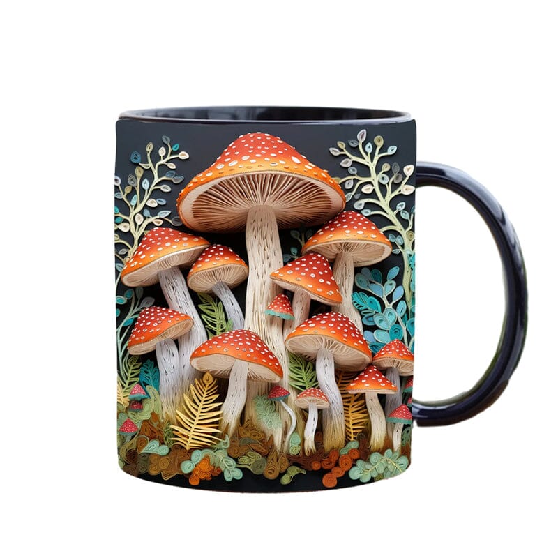 3D Magic Mushrooms Mug