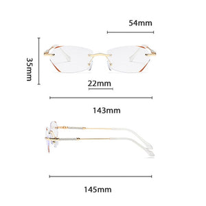 Fashionable Anti-blue Light Rimless Reading Glasses