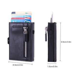 Ultra Slim Wallet with RFID Blocking