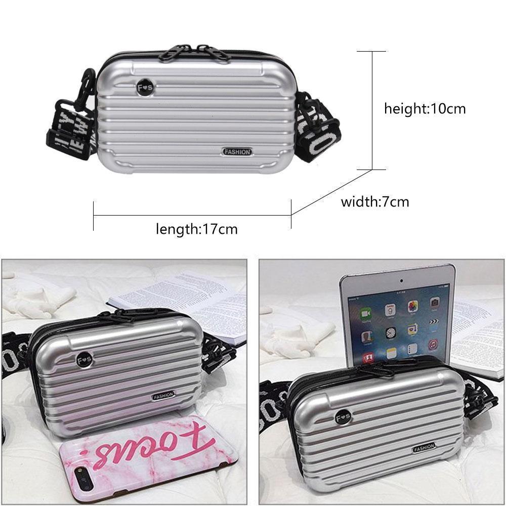 Mini size travel case shape square hand bag