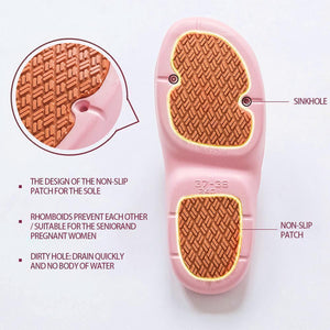 Non-slip cool house slippers