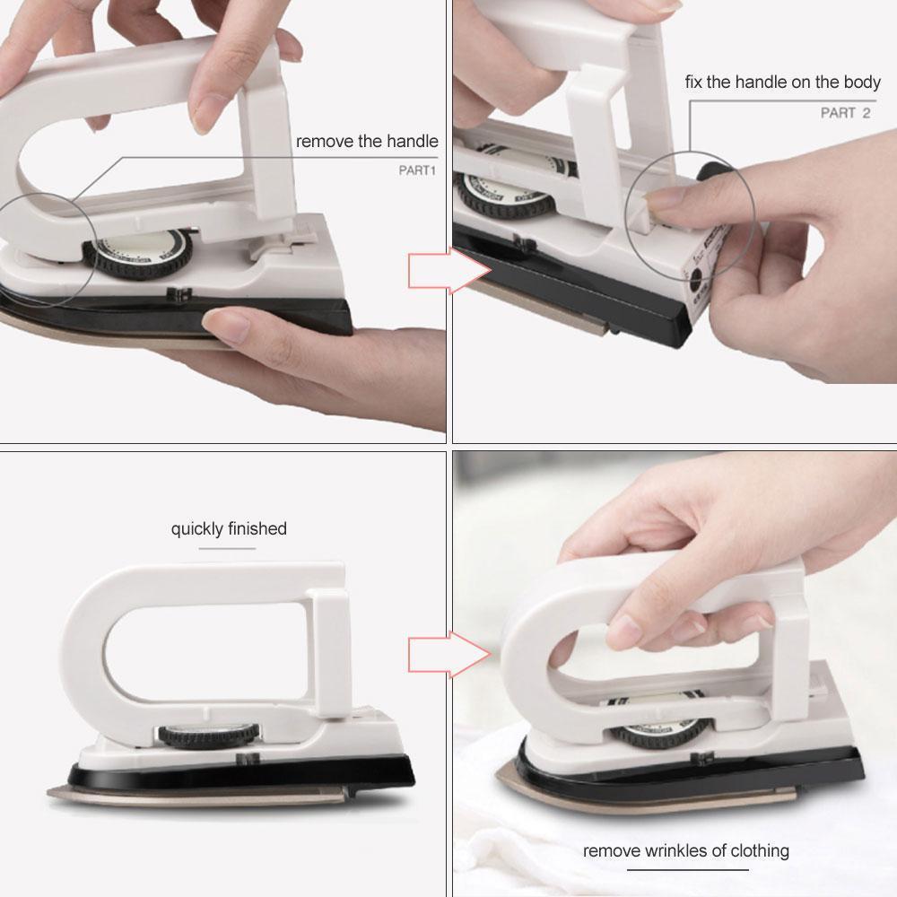 Portable Handheld Iron With Universal Plug