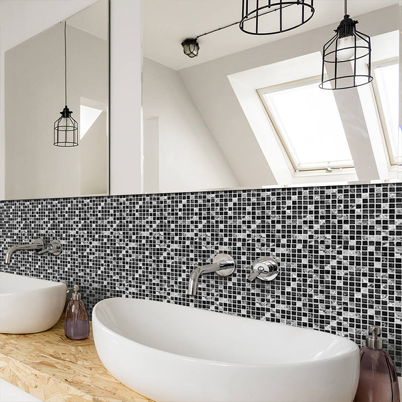 Black Mosaic Creative Tiles Stickers