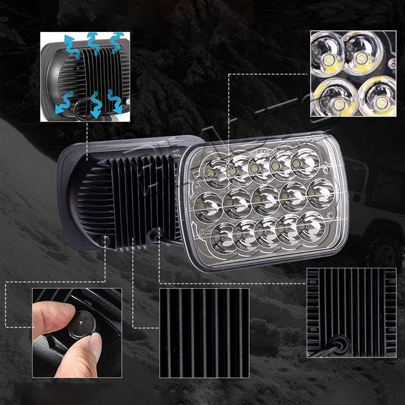 LED Headlight Beam All in One