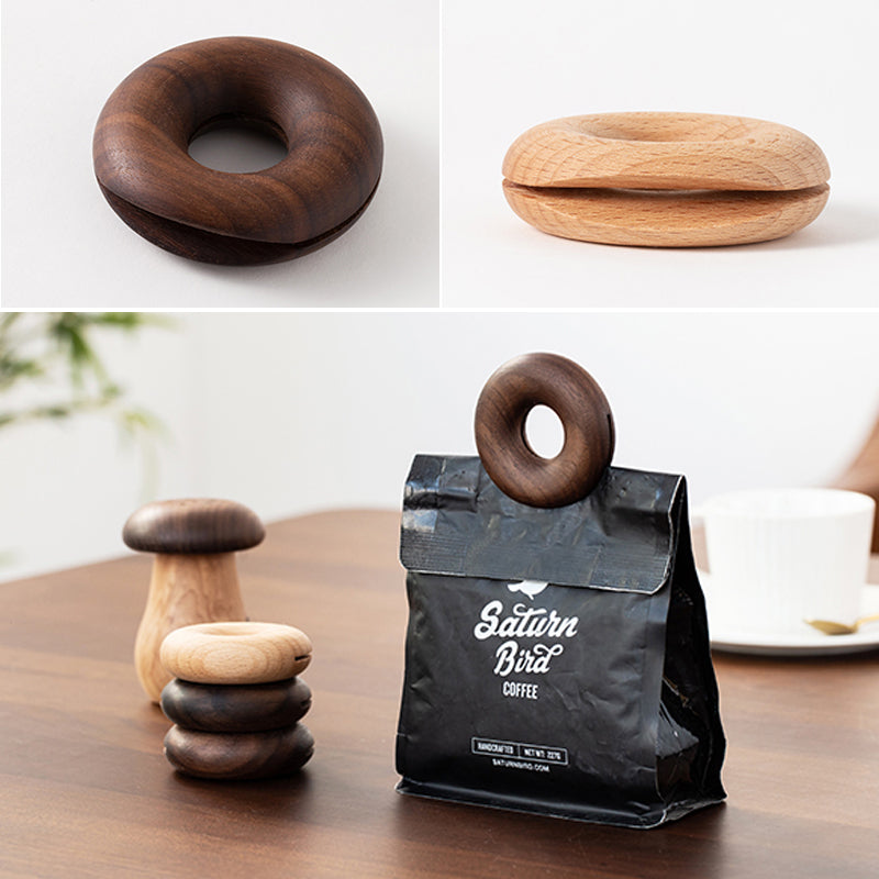 Wooden Donut Sealing Clip