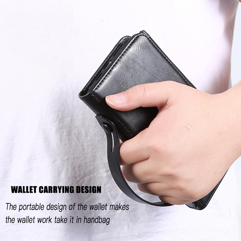 Detachable Magnetic With Wrist Strap Case For Iphone