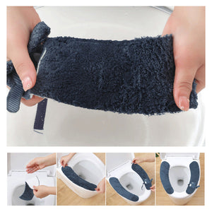 Winter velvet toilet cushion