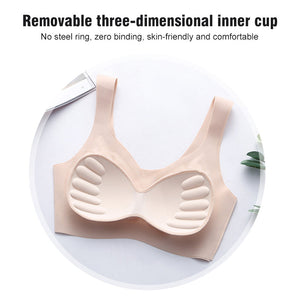 Women Seamless Wireless Unpadded Comfort Bra