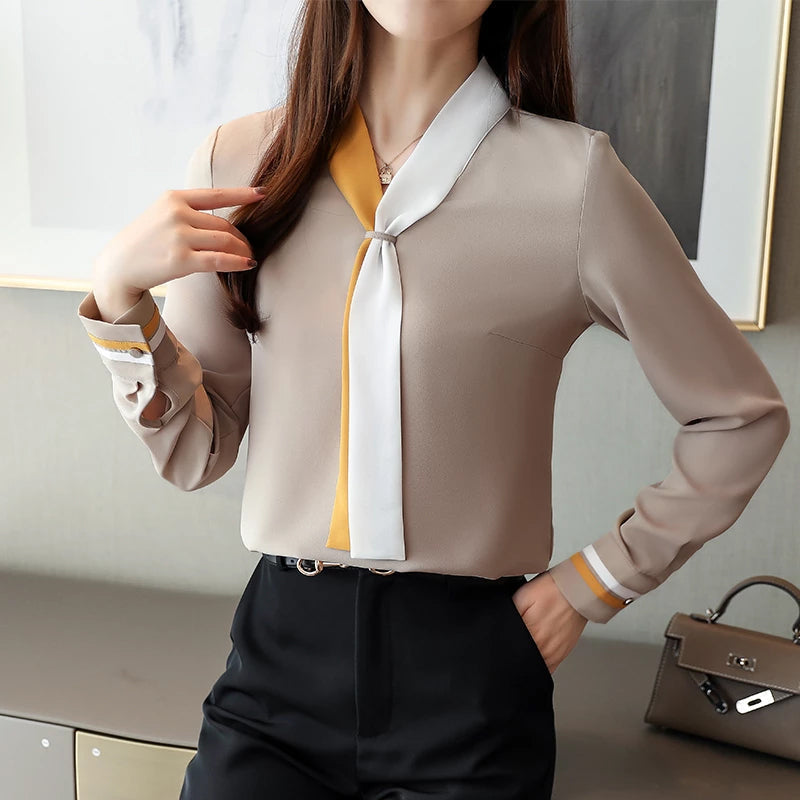 Retro Chiffon Shirt