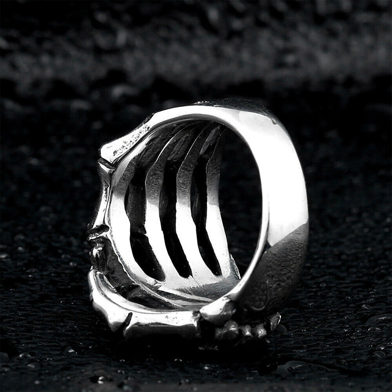 Punk Style Skull Finger Ring