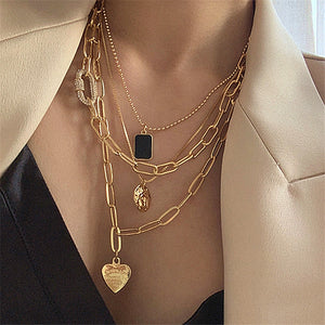 Women's Trombone Necklaces Set