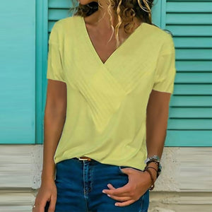 Flodress Classic V-Neck Short Sleeve T-shirt