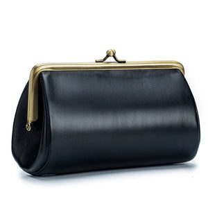 Metal Buckle Female Clip Bag