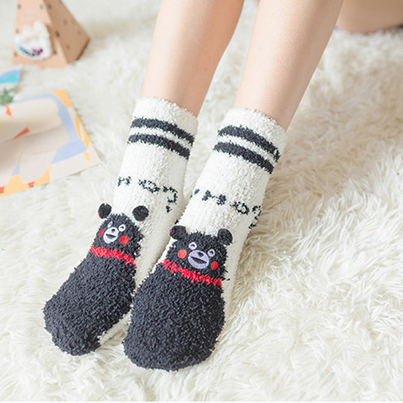 Christmas Gift Box - Cute Plush Socks