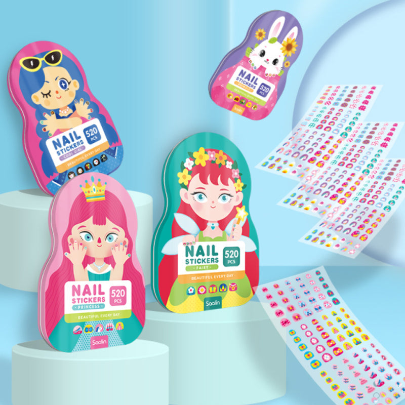 Kids Nail Stickers(520pcs)