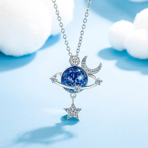 Fantasy Star Moon Clavicle Necklace