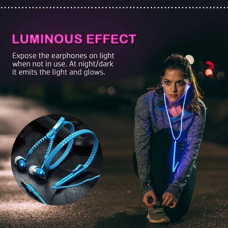 Luminous Earphone With Hanging Ear