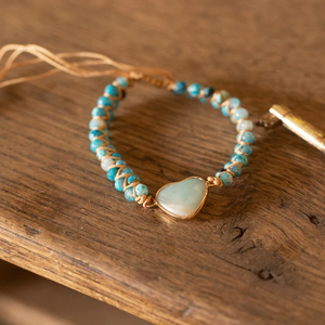 Tenderness bracelet in amazonite stone