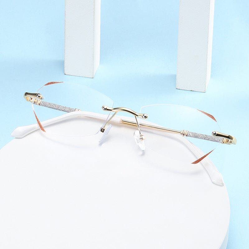 Fashionable Anti-blue Light Rimless Reading Glasses