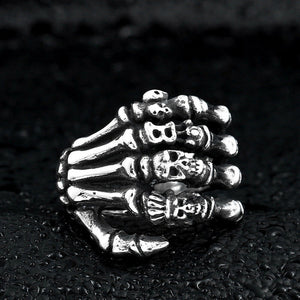 Punk Style Skull Finger Ring