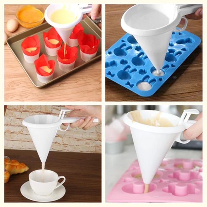 Handheld Portion Cup Cake Dispenser