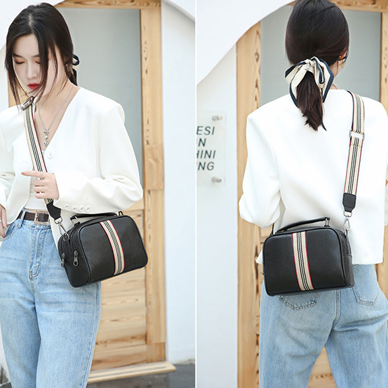 PU Soft Leather Shoulder Messenger Bag