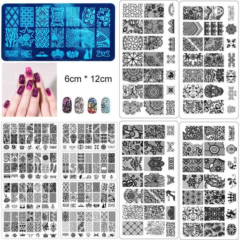 Nails Art Decals Stamping Kit