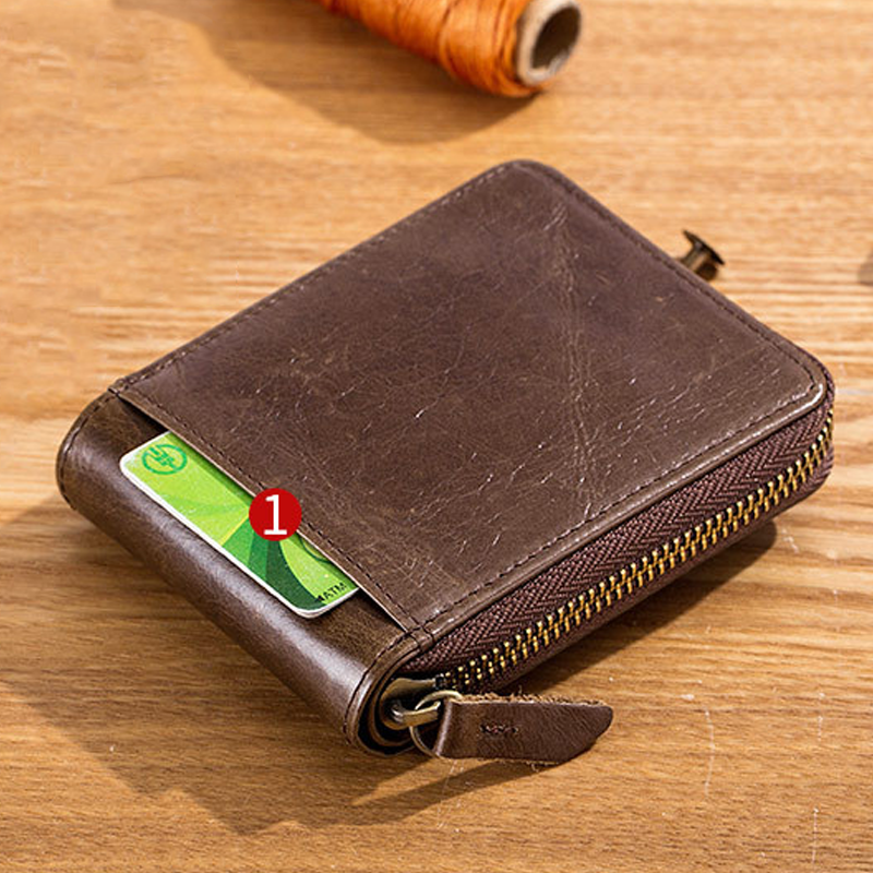 RFID Leather Multifunctional Wallet