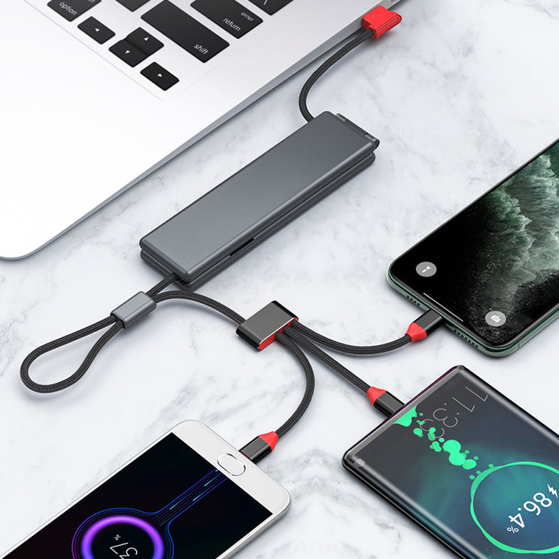 3-in-1 Foldable Charging Cable