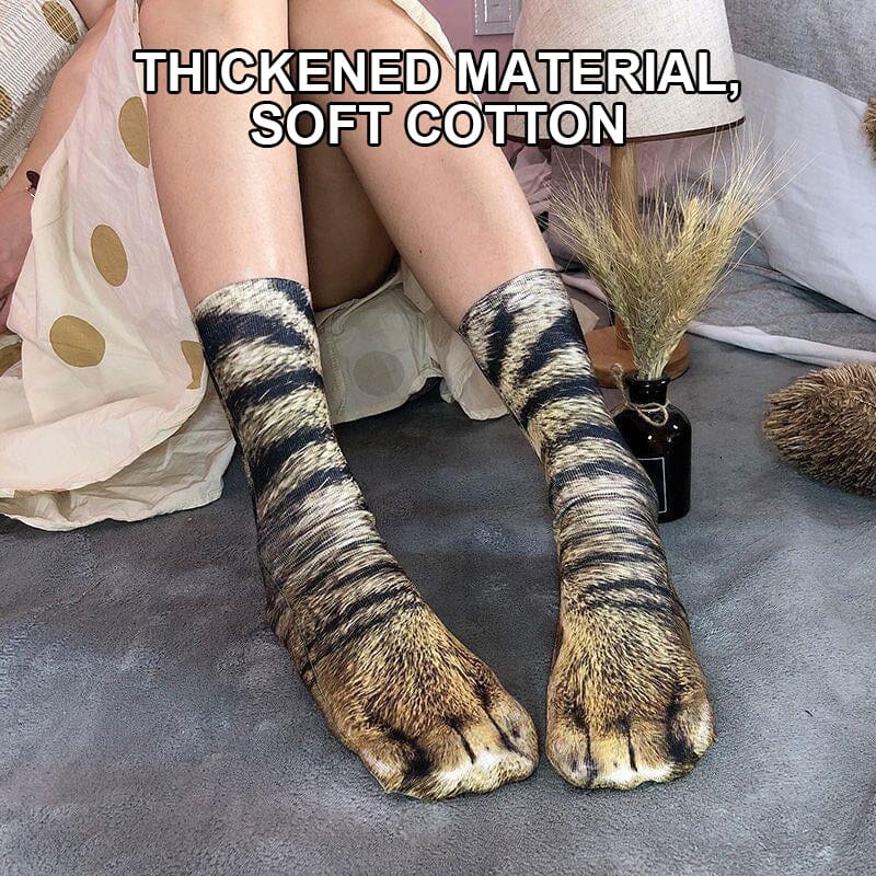 3D Print Novelty Animal Paw Socks