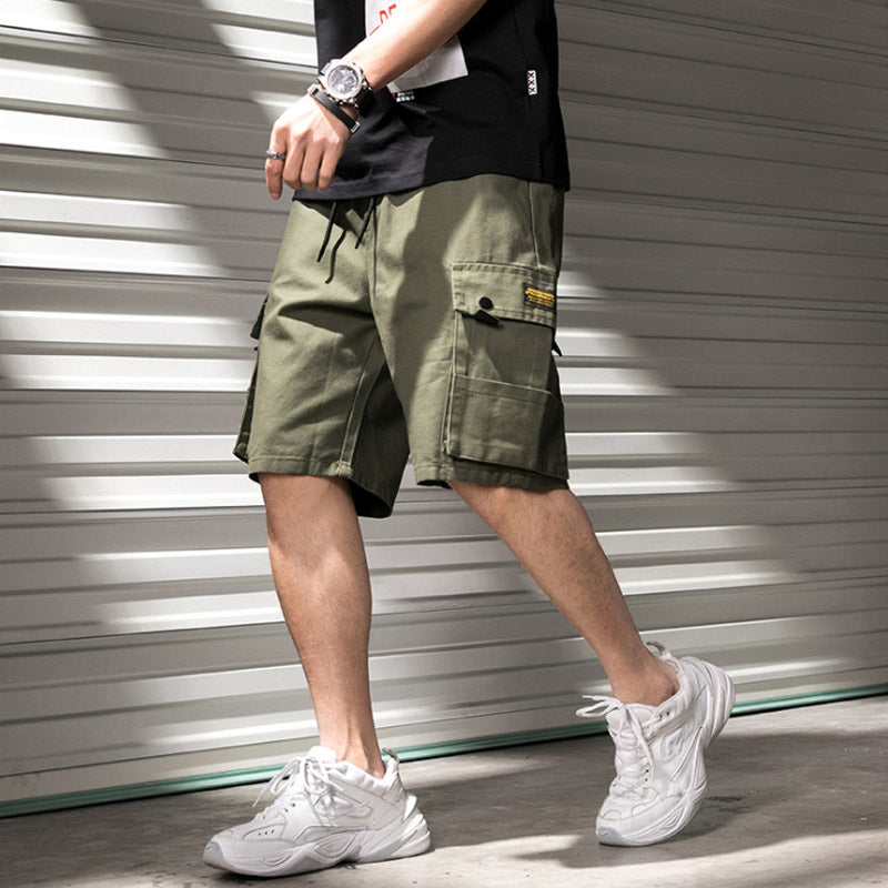 Summer Overalls Men Casual Shorts