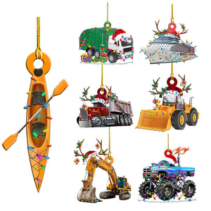 All Kinds Of Car-Boat-Christmas Iron Ornament