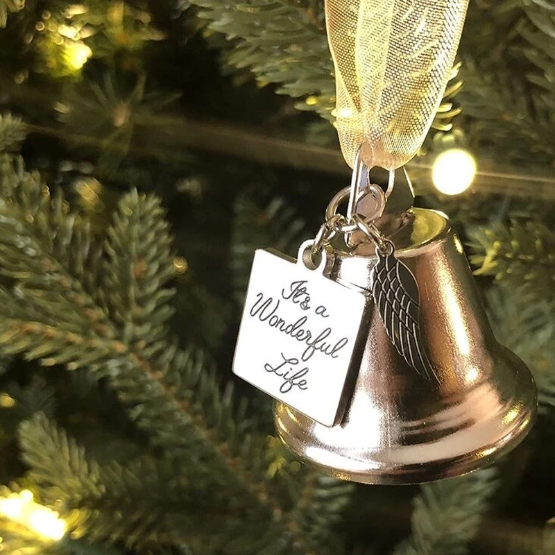 🎄Christmas ornaments angel wings bell-memorial christmas gift🎅