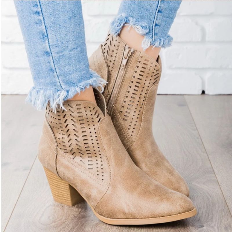 Women Thick Heel Platform Boots